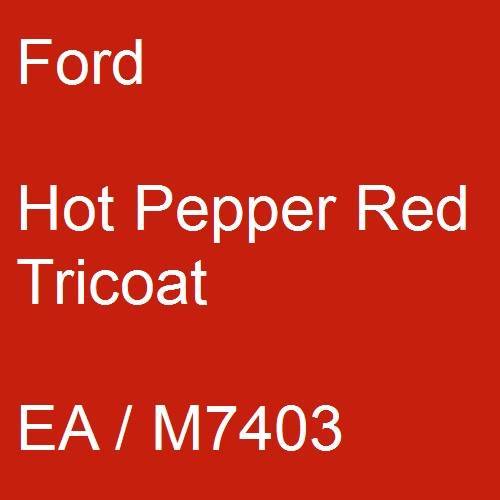 Ford, Hot Pepper Red Tricoat, EA / M7403.